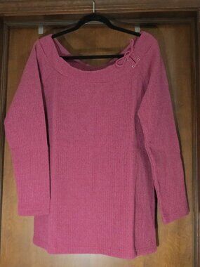 New in Package Venezia Vitale Boatneck Sweater Tie Neck Women’s Size Large